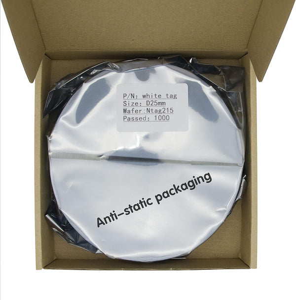1000Pack- Tags Ntag215 NFC Sticker round Label (1 Inch Diameter) 504 B ...